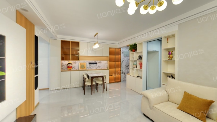 钻石广场南北二居室房本满五唯一-客厅