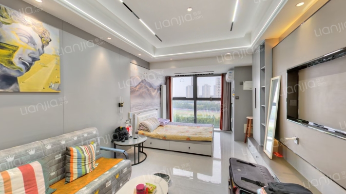 业主急售精装修一居室,可注册公司-客厅