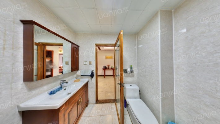 南北向的户型，户型方正，精装修-卫生间A