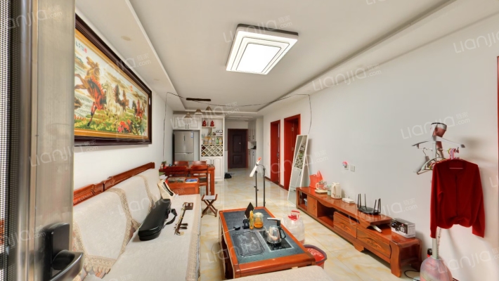 经典南区小三居 一层带院子 不遮挡-客厅