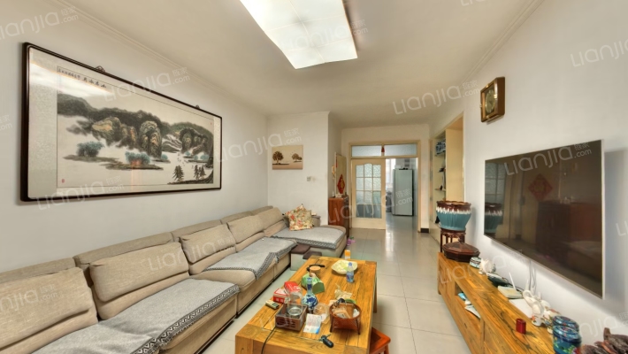 开发区高新朝阳路水乡园南北通透两居税费低-客厅