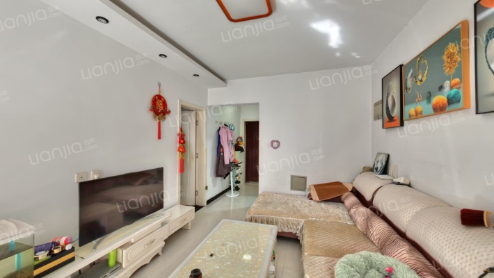 正规朝南一居室 华阳主路旁精装修 满五唯一-客厅