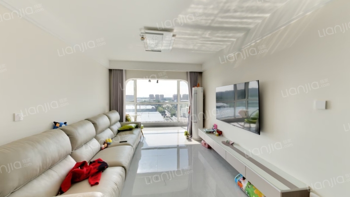 钻石商圈精装修两居室诚意出售。-客厅