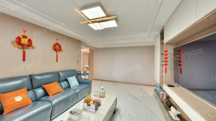 君悦广场商圈 高品质社区 ，南北通透三居室 精装修-客厅