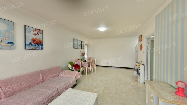 华阳路 南北通透大两居 自住装修拎包入住-客厅