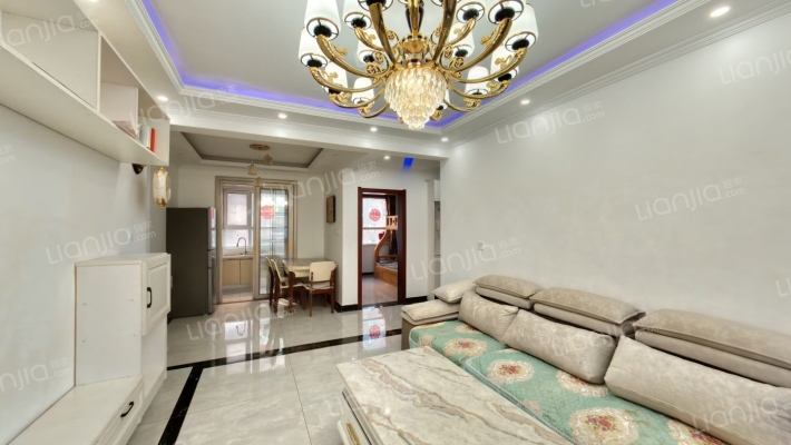 牛津花园 南北三居室 自住装修 带地下室-客厅