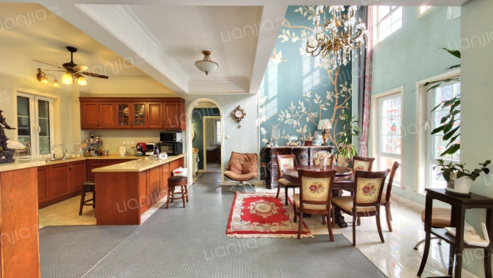 急售琉璃湖精致装修大独栋别墅，500平院子，价格美丽-餐厅