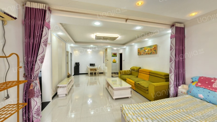 双塔社区精装一居，小区 有人工湖、篮球场、  幼儿园-卧室