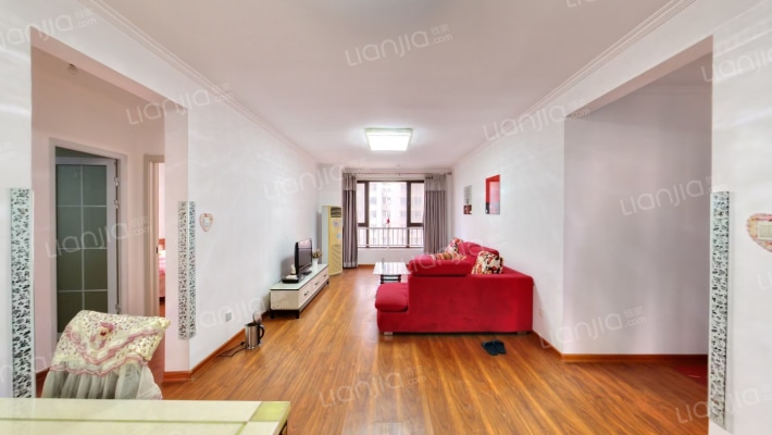 理想湾F户型 南北通透三居室 楼距大 采光足-客厅