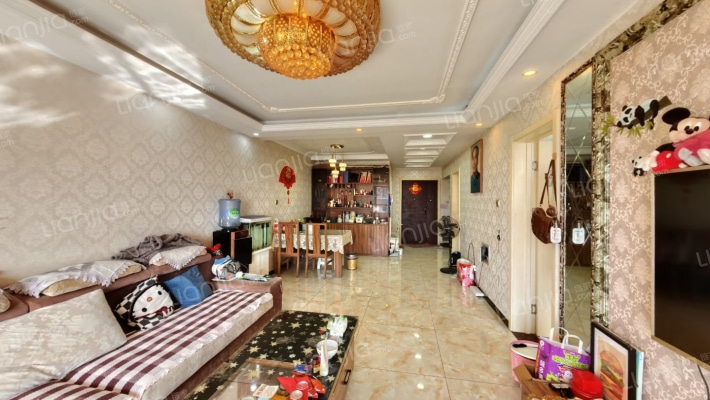 涿州开发区御景园精装全南两居室房本满二-客厅