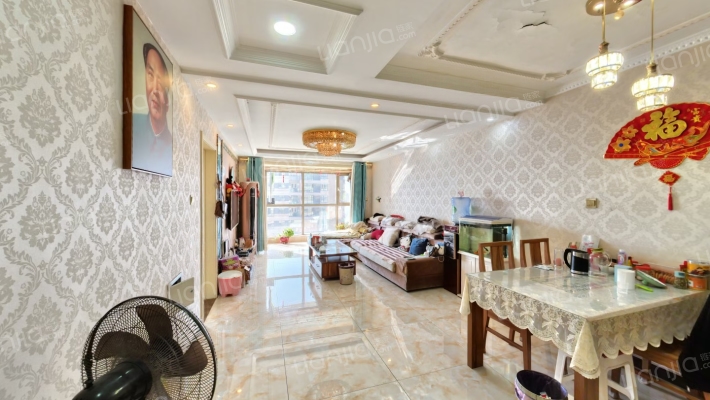 涿州开发区御景园精装全南两居室房本满二-客厅