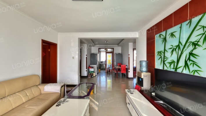 南北通透大三局，采光无遮挡，视野开阔-客厅