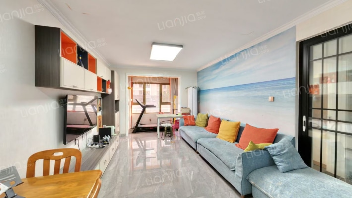 房主自住标准精装修，南北通透，房本满二，带地下室-客厅