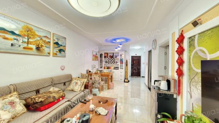 上园全南两居室  精装修  全天采光-客厅