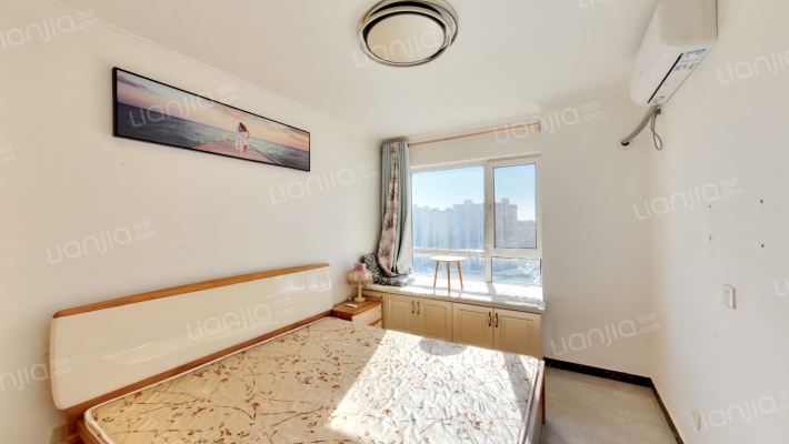 花园式社区全南两居室精装修可拎包入住-卧室B