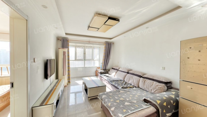 花园式社区全南两居室精装修可拎包入住-客厅