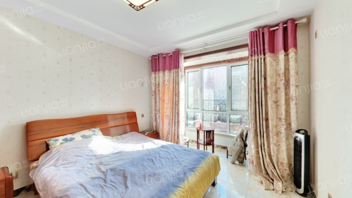 南北通透，户型方正，低楼层，花园小区，拎包入住-卧室B