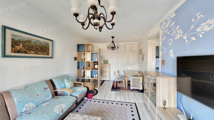 鸿坤理想湾一居室精装满五唯一随时看房明厨明卫-客厅