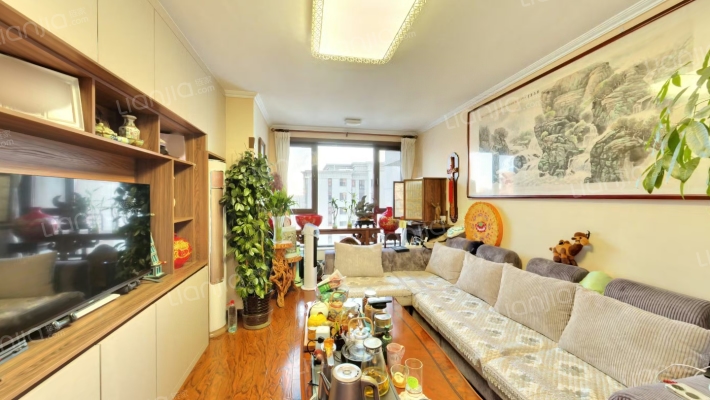 涿州东站 鸿坤理想湾全明两居室 南北通透精装修-客厅