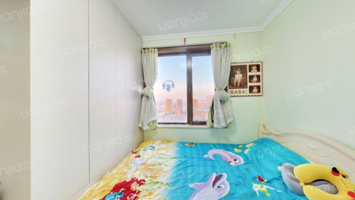 涿州东站 鸿坤理想湾全明两居室 南北通透精装修-卧室A