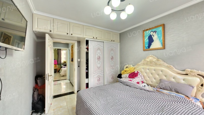 精装修 南北通透3居 拎包入住 高楼层 满二 看房方便-卧室C