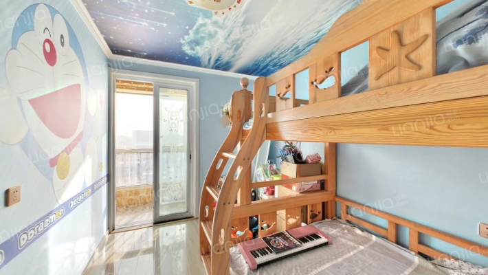 此房满五唯一 东南西朝向两居室 采光视野好-卧室B