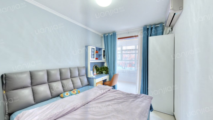 水岸花城96平精装两居46万 带家具电 拎包住-卧室A