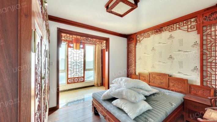 精装中式装修 全明格局 采光充足 看房随时-卧室A