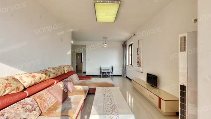 鸿坤理想湾 高铁东站 精装 南北通透二居 东户 高层-客厅