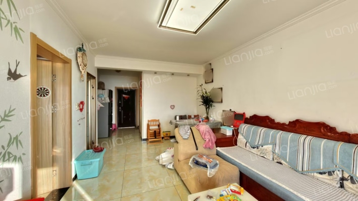 开发区名流美域全南两居自住装修-客厅