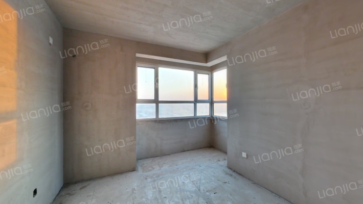 主卧转角窗2居 高楼层 有本 南面一栋楼-卧室B