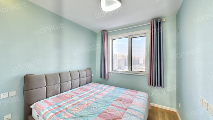 大金全屋空调 楼位好 采光足 狮子城北区南北通透三居-卧室A