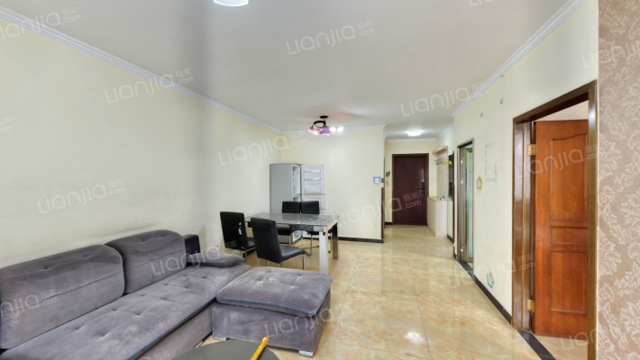 朝南的两居，中档装修，采光好，视野无遮挡-客厅