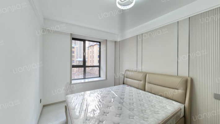 一梯两户电梯洋房南北通透三居室，品牌装修，品牌家电-卧室D