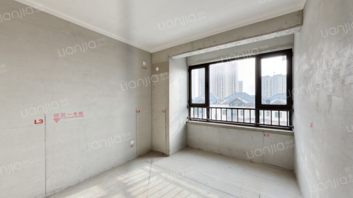 园林洋房社区 南北通透三居双卫 毛坯 看房方便-卧室A