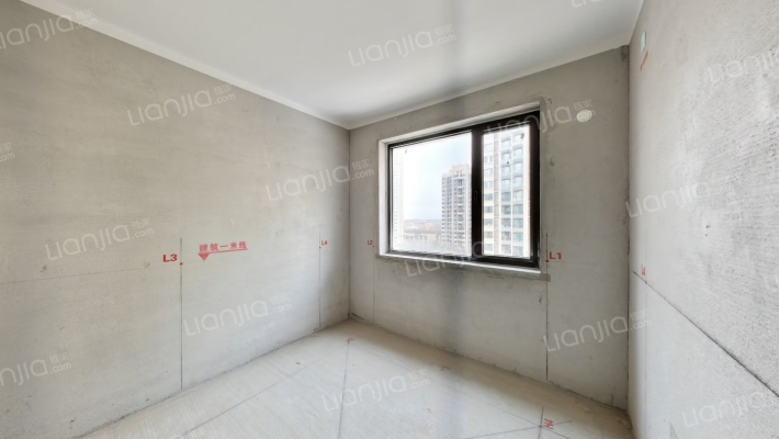 园林洋房社区 南北通透三居双卫 毛坯 看房方便-卧室C