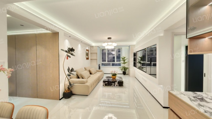 本房子在德信公园北侧 精装修大三居-客厅