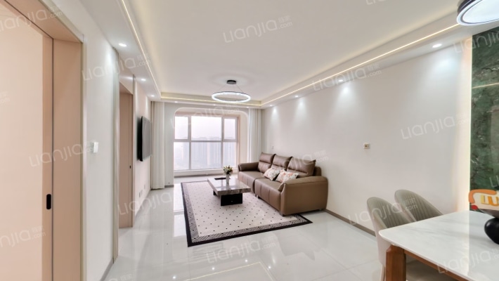 此房满二税少 中高楼层 全天采光无遮挡 精装未住-客厅