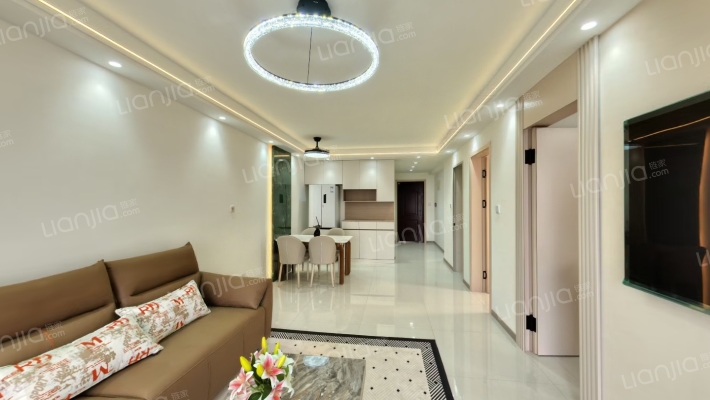 此房满二税少 中高楼层 全天采光无遮挡 精装未住-客厅