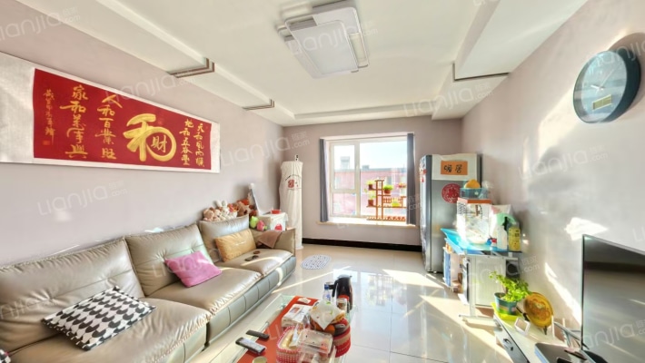 二康南 建设路上 精装修  南北通透 两居-客厅