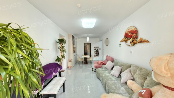 翡翠滨江 2室1厅 西北-客厅