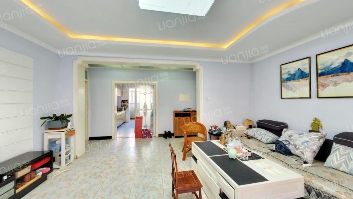 国税局小区大平层精装自住低楼层-客厅