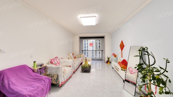 南北通透三居室中间楼层采光充足视野开阔-客厅