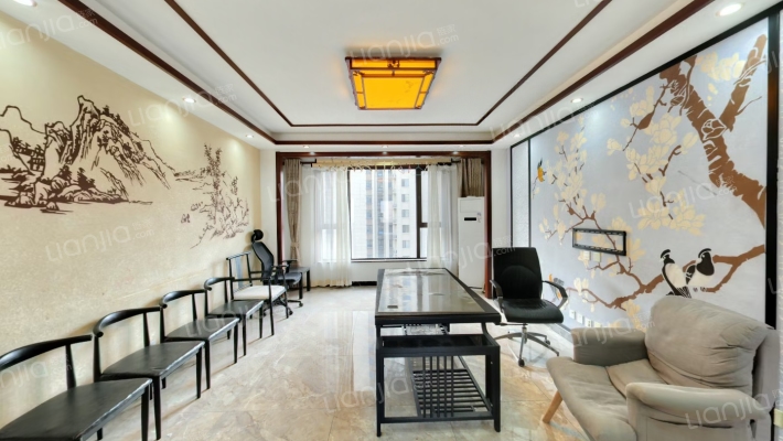 鸿坤理想湾南区 3室2厅 南 北-客厅