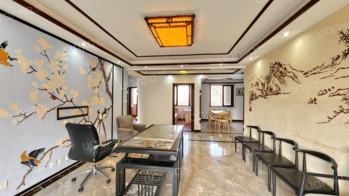 鸿坤理想湾南区 3室2厅 南 北-客厅