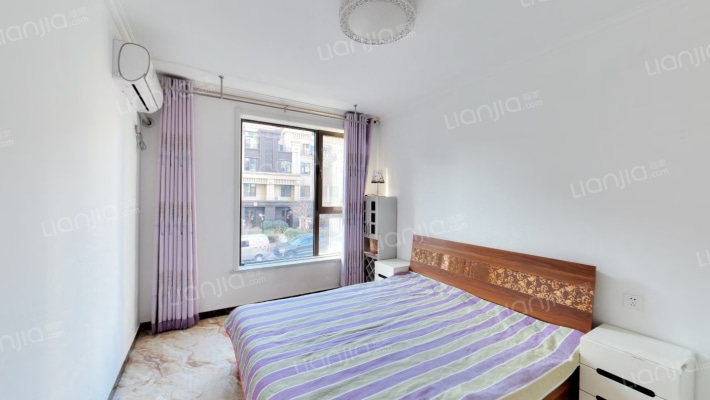 鸿坤理想湾，精装大两居，房本满五-卧室A