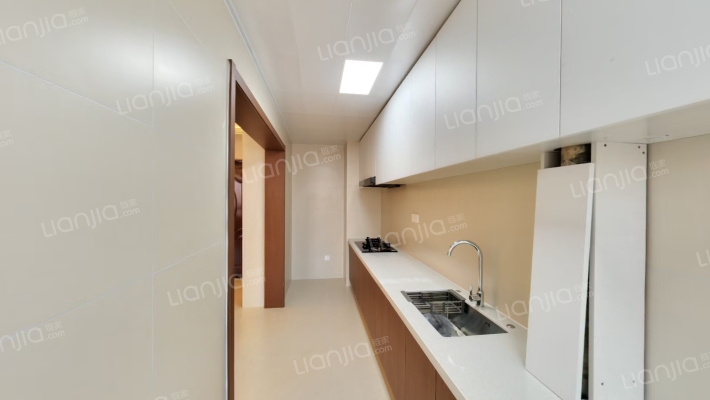 德信公园北侧 视野挺好的 全天采光不遮挡精装修大三居-厨房