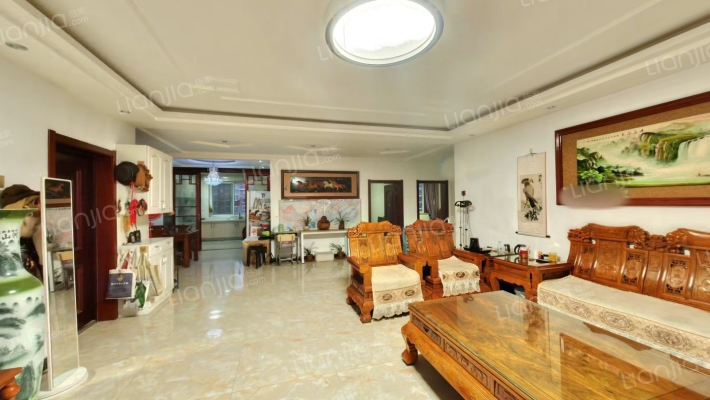 燕赵花园大平层精装自住三居双卫诚意出售-客厅