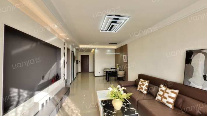 房子中间楼层，户型方正，带装修拎包入住-客厅