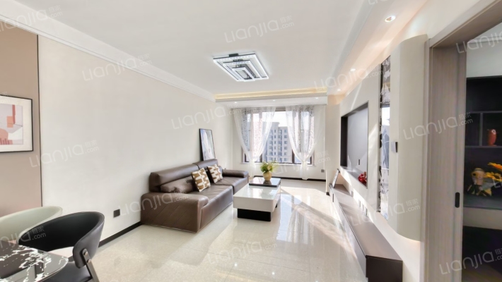 房子中间楼层，户型方正，带装修拎包入住-客厅